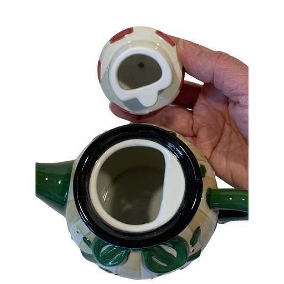 Debbie Mumm Mini Teapot Holly Toss Sakura Collector Series - Picture 7 of 12